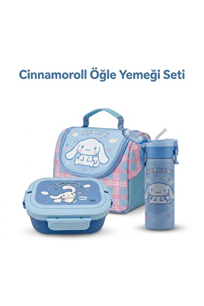 Cınnamoroll Lisanslı Okul Beslenme Yemek Seti ( Beslenme Çantası, Beslenme Ku...