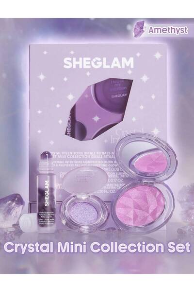 SHEGLAM Crystal Intentions Small Rituals Mini Collection Set – Amethyst