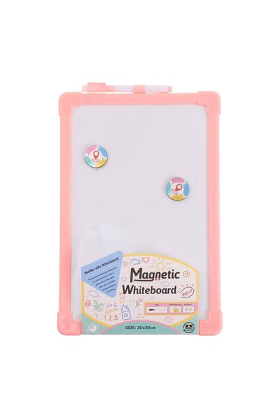 Stuniko Tablă Magnetică pentru Copii, 2 Fețe, 25 x 35 cm, Reutilizabilă, cu M...