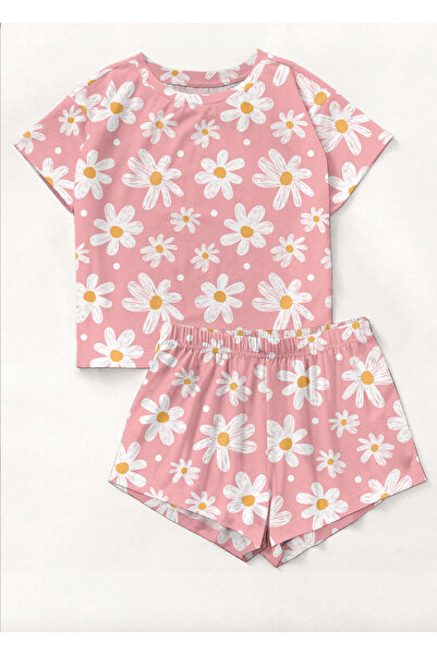 Cauwins Short Sleeve Shorts Pajama Set HelloSpring Supersoft Basic Single Jersey