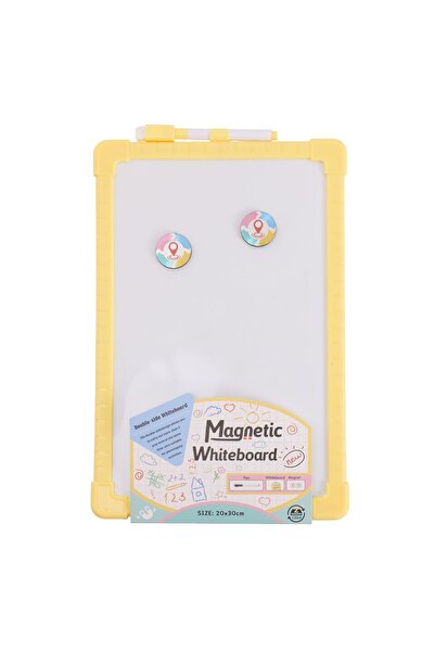 Stuniko Tablă Magnetică pentru Copii, 2 Fețe, 25 x 35 cm, Reutilizabilă, cu M...