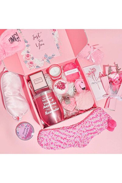 MissTiara Gift Basket for Women - Mother's Day,Birthday Gift Box, Get Well Soon Gift Set Contains 14 Inspirational Gifts, Relaxing Spa Treatment Package for Women, Bestie Friendship, Female Friend Gif