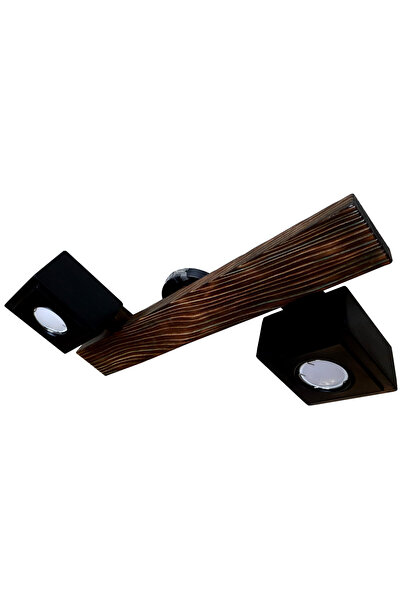 Handmade Decoratiune tavan lustra din lemn, realizata manual