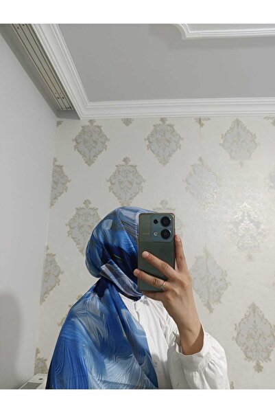 Sulu Boya Pamuk Soft Şal