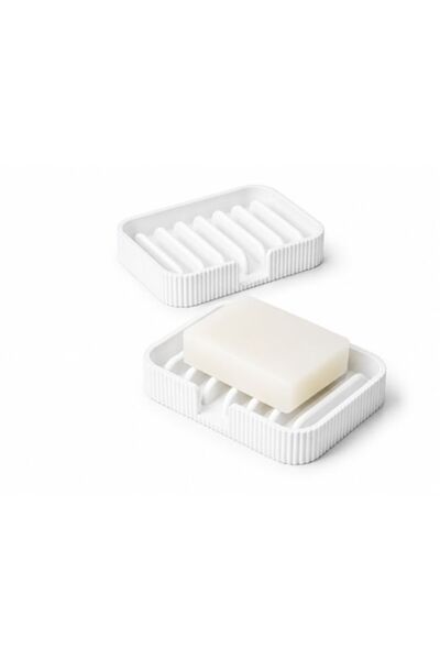 OEM Suport de scurgere pentru săpun, Alb, Design modern cu canale de drenaj, ...