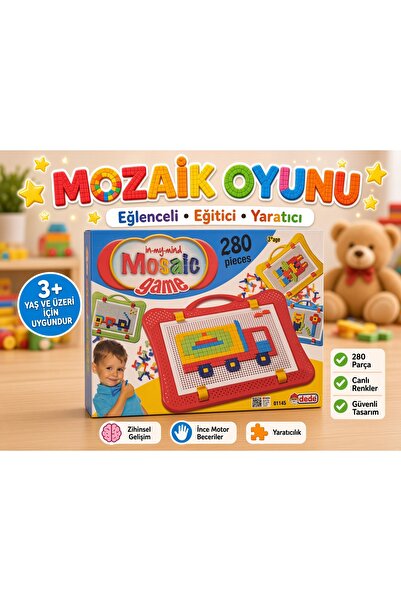 DEDE Zeka Geliştirici Mozaik Oyunu