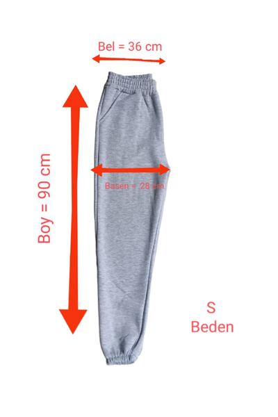 EYAX MODA Unisex Double Pocket 3 Thread Fleece Sweatpants