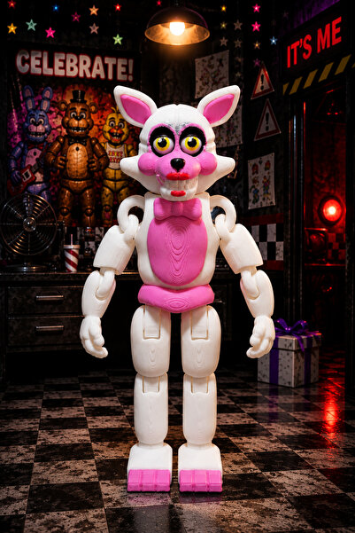 Suelo Butik FNAF Toy Foxy Tüm Eklemleri Hareketli Five Nights at Freddy's Kar...