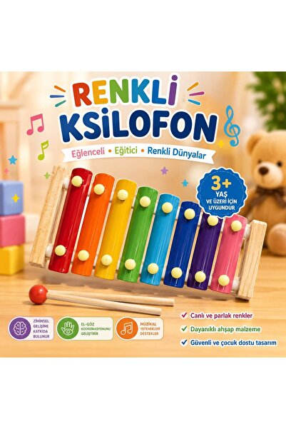 Genel Markalar Renkli Ksilofon