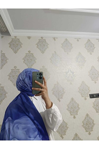 Sulu Boya Pamuk Soft Şal