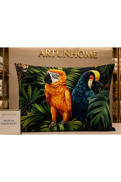 ARTUNHOME 5D Tropical Μαξιλαροθήκη 50x70 εκ. – 100% Βαμβάκι, Μαλακή και Διαπν...