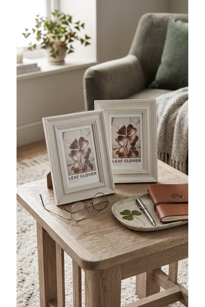 zezedesing Set of 2 10X15 Decorative Photo Frames – Modern Desktop & Wall-Mou...