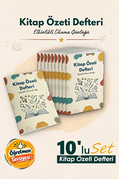 merkez akademi yayıncılık Kitap Özeti Defteri - Etkinlikli Okuma Günlüğü | Ok...