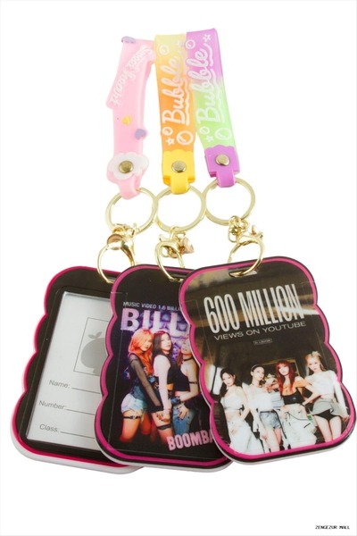 ZERO LAND Zngzrmll Rectangular Card Holder Silicone (13543) Keychain Ebruli