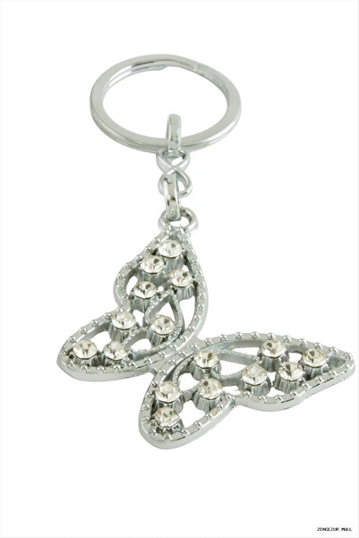 ZERO LAND Zngzrmll Stone Keychain (10624) Silver Color