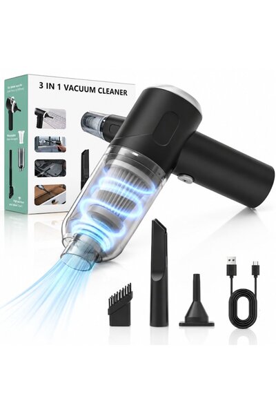 MACVI ® 2-in-1 Portable Car Vacuum & Blower, 5500 Pa, 62,000 RPM, Washable HE...