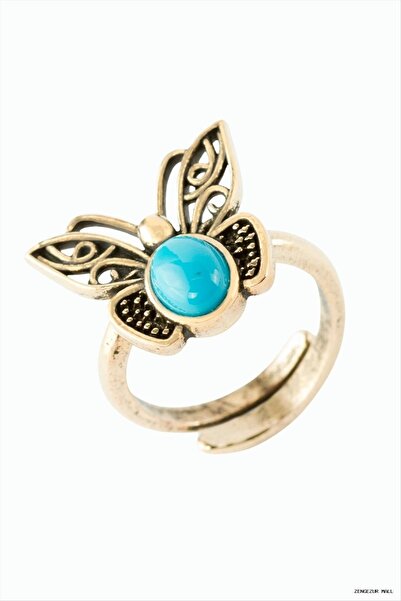 ZERO LAND Zngzrmll Natural Stone Authentic (12849) Ring Turquoise