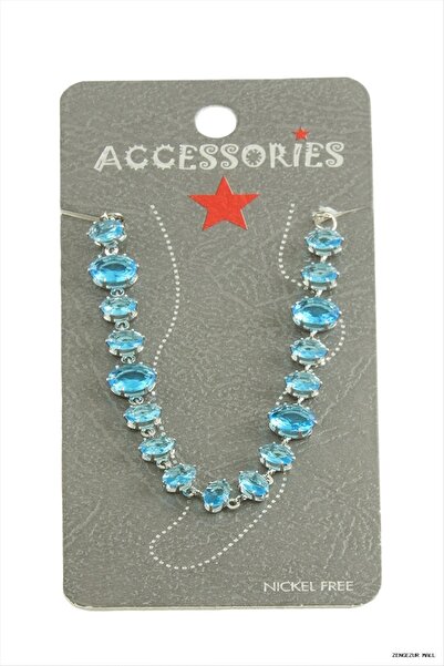 ZERO LAND Zngzrmll Savoroski Zircon Stone (23952) Anklet Blue