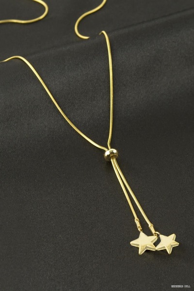 ZERO LAND Zngzrmll Star Steel (12442) Necklace Yellow