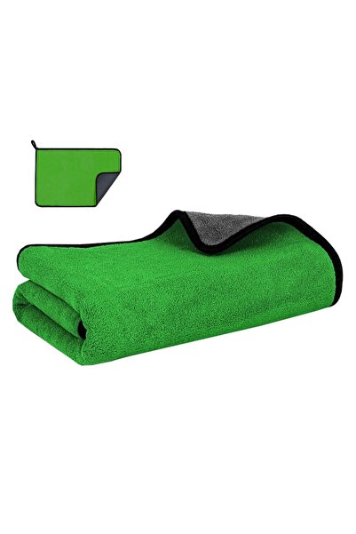 Teno ®   Prosop auto din microfibră verde, super absorbant, cu 2 straturi, 70...