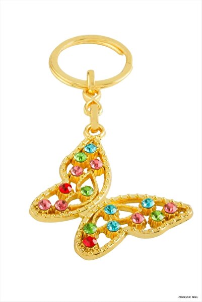 ZERO LAND Zngzrmll Stone (10617) Keychain Yellow