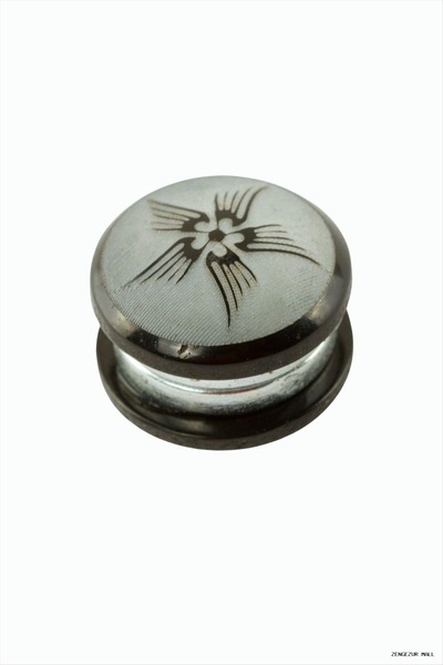 ZERO LAND ZNGZRMLL Magnet pentru eșarfă cu trandafir 1 (12543) bucată Alb