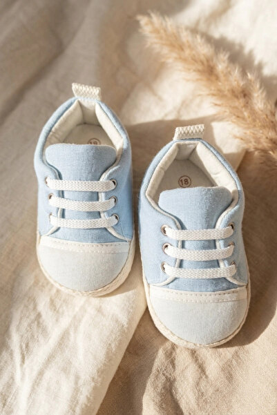 DYZSTAR Short Lace-Up Cotton M.I First Step Shoes - Soft Sole Lightweight Bab...