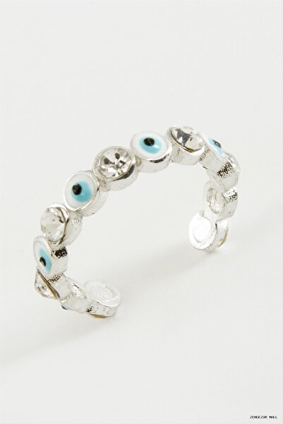 ZERO LAND Zngzrmll Evil Eye Stone Ring (13500) Silver Color