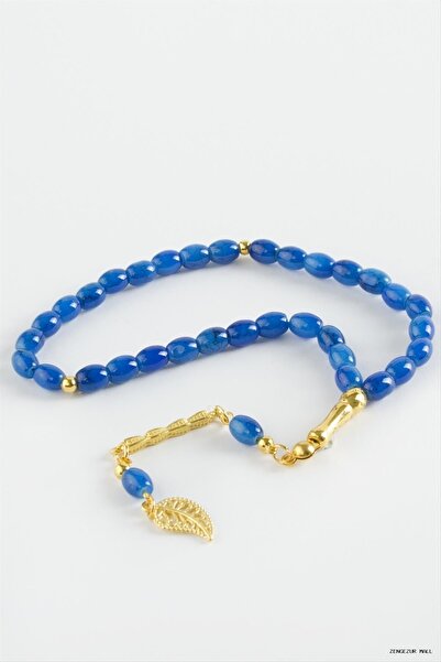 ZERO LAND Zngzrmll Egyptian Cut Glass Stone Rosary 7 (14018) mm Blue