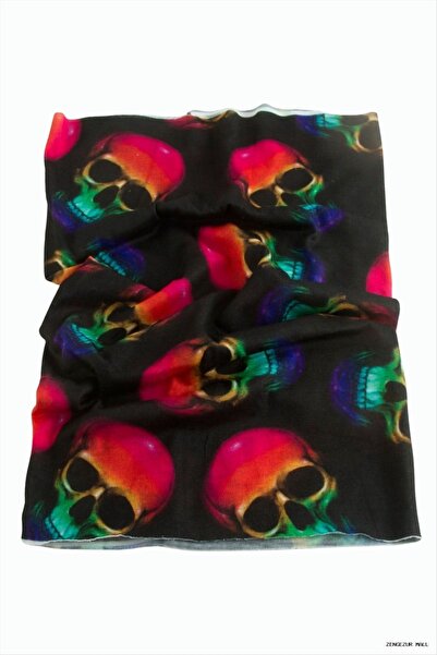 ZERO LAND ZNGZRMLL Baff cu model craniu (10727) Guler negru