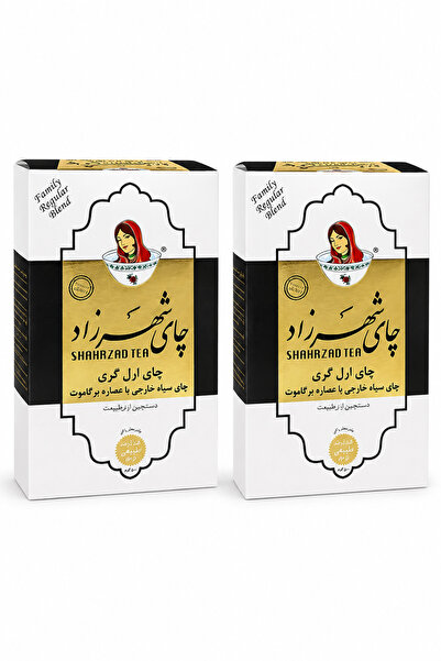 SHAHRZAD Earl Grey Bergamot Aromalı İran Siyah Çayı 2 Adet 500 gr