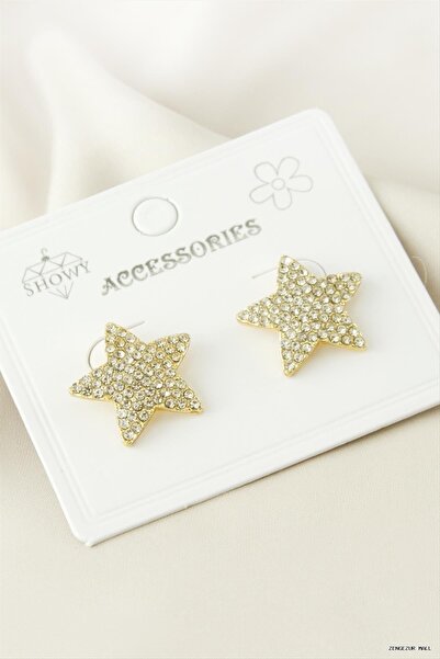 ZERO LAND Zngzrmll Star Stone (24200) Earrings Yellow