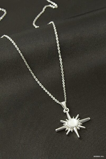 ZERO LAND Zngzrmll Star Stone Pendant (24007) Silver Color