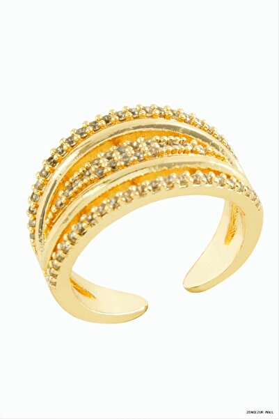 ZERO LAND Zngzrmll Zircon Stone Metal (23250) Ring Yellow