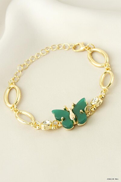 ZERO LAND Zngzrmll Chain (24639) Bracelet Green