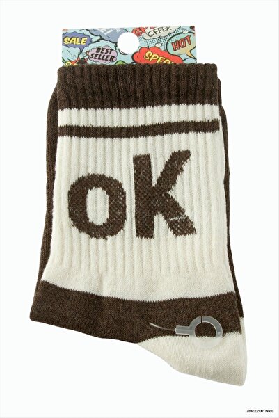 ZERO LAND Zngzrmll Ok College Socks (23837) 8X28 Cream