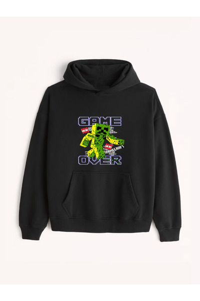 Let's Wear Game over Printed Premium Sweatshirt for Kids
