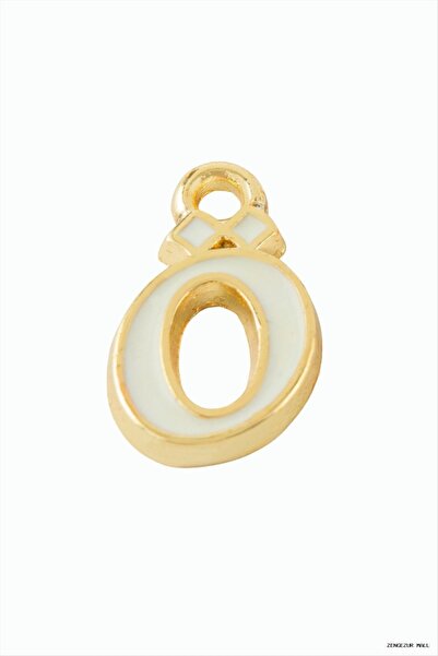 ZERO LAND Zngzrmll Yellow Color Tassel Pendant (24022) Letter O