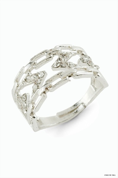 ZERO LAND Zngzrmll Sergeant Stone Ring (23220) Silver Color