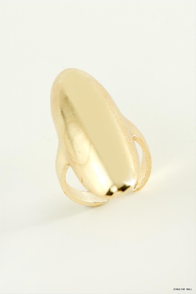 ZERO LAND Zngzrmll Oval Metal (30403) Ring Yellow