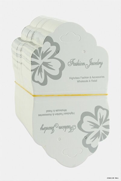 ZERO LAND Zngzrmll Large Flower Pendant Cards 200 (32412) Pcs White