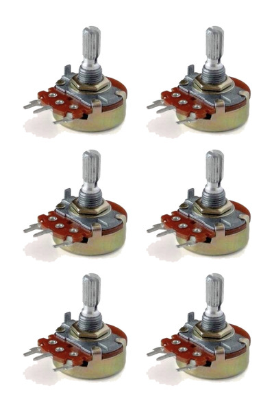 ATOLYE ELEKTRONİK 10K Potansiyometre - 6'lı Paket - B10K Arduino Uyumlu
