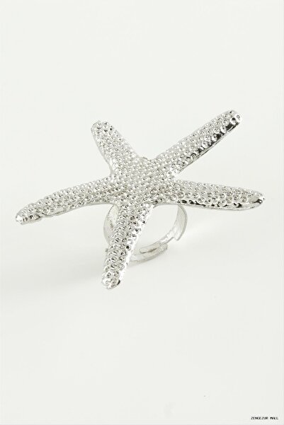 ZERO LAND Zngzrmll Sea Star Metal Ring (30510) Silver Color