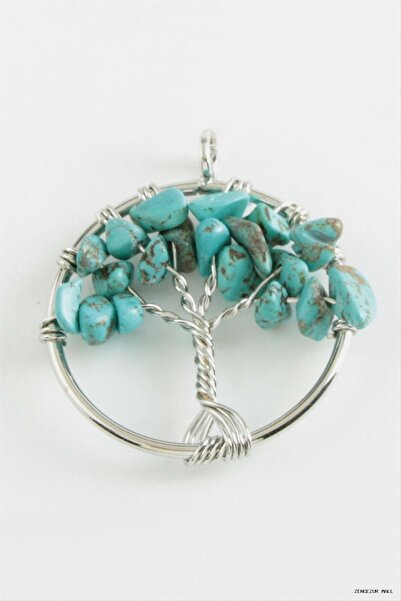 ZERO LAND Zngzrmll Turquoise Heart Natural Stone (32230) Pendant