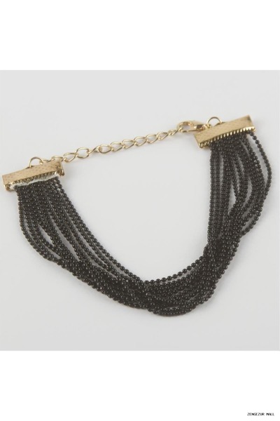 ZERO LAND Zngzrmll Colorful Chain (33031) Bracelet Black
