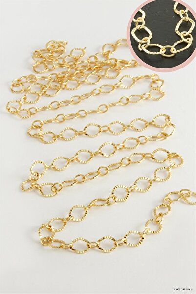 ZERO LAND Zngzrmll 7 mm Dotted Oval Chain 1 (32655) Meter Yellow