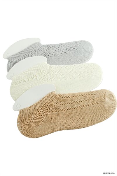 ZERO LAND Zngzrmll Lace Wool Short (30725) Socks Ebruli