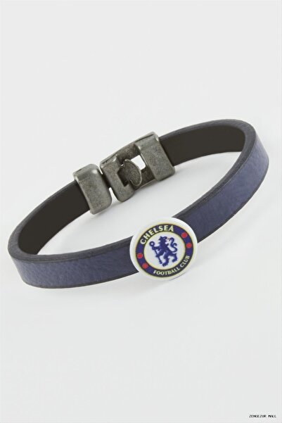 ZERO LAND Zngzrmll Navy Blue Colorful Faux (32832) Leather Bracelet