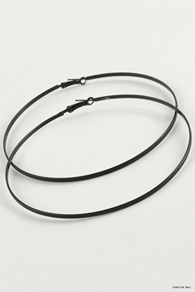 ZERO LAND Zngzrmll Dotted Metal Hoop Earrings (30800) 8-9-10 cm
