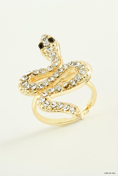 ZERO LAND Zngzrmll Snake Stone (30442) Ring Yellow